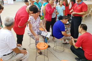 太陽神參加濮陽市抵制傳銷進社區活動